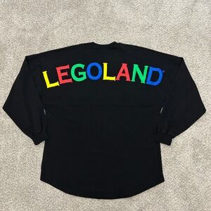 Spirit Jersey Legoland California Resort Shirt M Black Long Sleeve New with Tags
